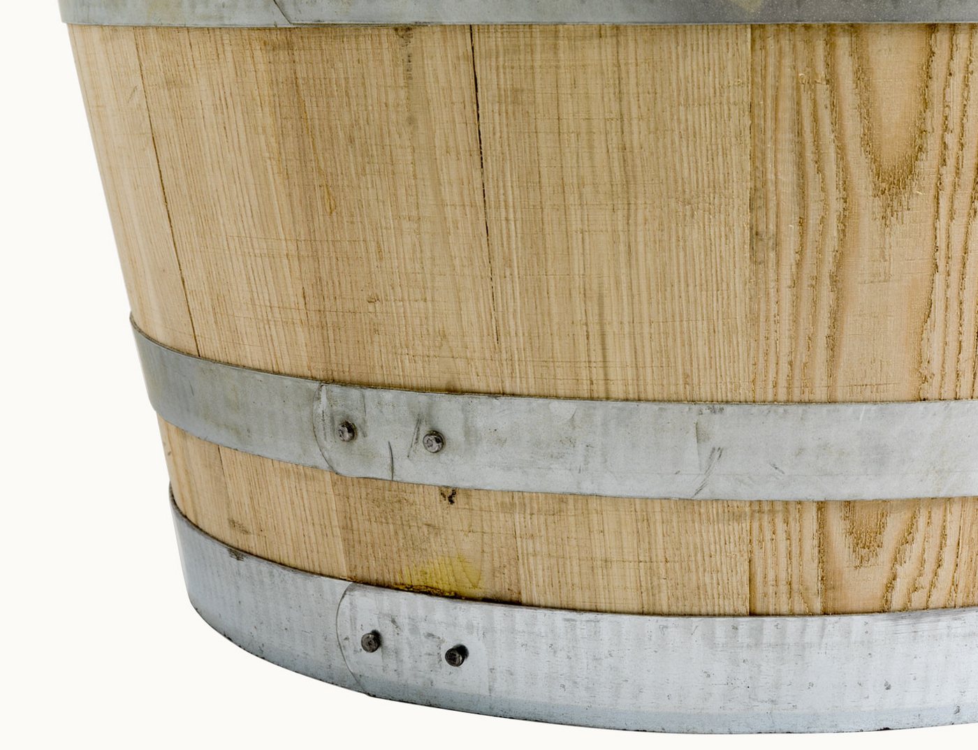 Temesso Regentonne 100 oder 150L Holzfass als Regenfass NATUR, neu aus Kastanienholz, 100 l – Bild 2 von 4