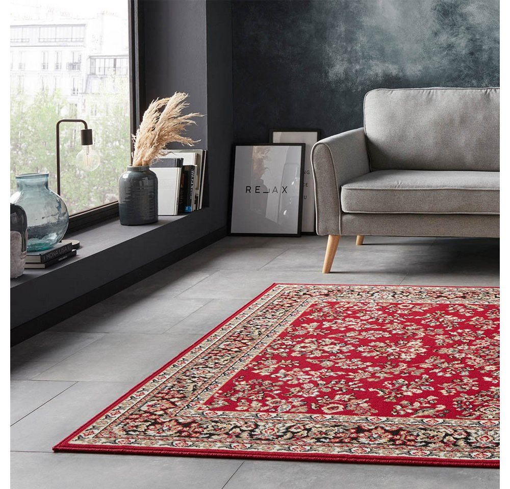Teppich Boss Teppich Orient Teppich Zabul in Rot, rechteckig, Höhe: 8 mm, Kurzflor, für Fußbodenheizung geeignet und strapazierfähig – Bild 3 von 5