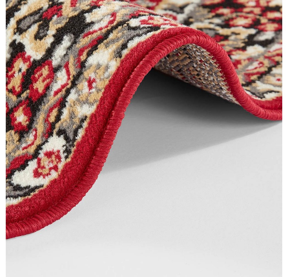 Teppich Boss Teppich Orient Teppich Zabul in Rot, rechteckig, Höhe: 8 mm, Kurzflor, für Fußbodenheizung geeignet und strapazierfähig – Bild 5 von 5