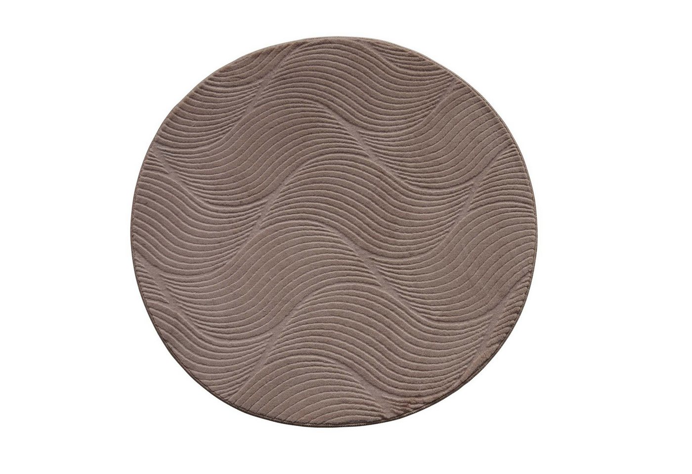 TaraCarpet Teppich TaraCarpet Homestyle 392 Shell, rechteckig, Höhe: 10 mm, Felloptik hoch-tief weich waschbar Düne taupe 50x80 – Bild 4 von 5