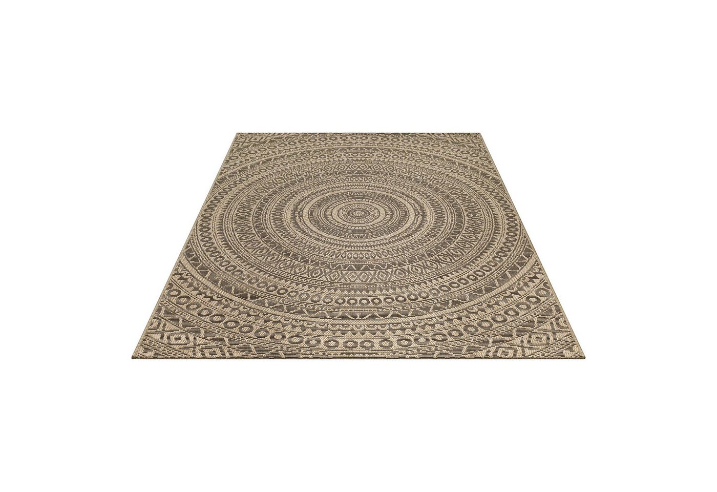 TaraCarpet Teppich TaraCarpet Regina Mandala Wohnzimmer,Schlafzimmer,Esszimmer natur, rechteckig, Höhe: 7 mm, Küche Flur Terrasse Garten Balkon 80x150 – Bild 3 von 5