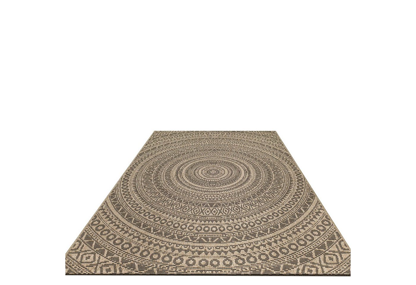 TaraCarpet Teppich TaraCarpet Regina Mandala Wohnzimmer,Schlafzimmer,Esszimmer natur, rechteckig, Höhe: 7 mm, Küche Flur Terrasse Garten Balkon 80x150 – Bild 4 von 5