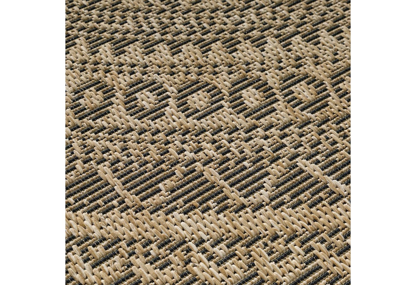 TaraCarpet Teppich TaraCarpet Regina Mandala Wohnzimmer,Schlafzimmer,Esszimmer natur, rechteckig, Höhe: 7 mm, Küche Flur Terrasse Garten Balkon 80x150 – Bild 5 von 5