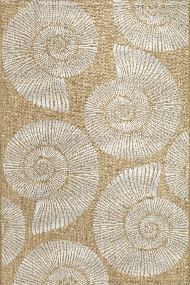 TaraCarpet Teppich TaraCarpet Regina Maritim Wohnzimmer,Schlafzimmer,Esszimmer natur, rechteckig, Höhe: 7 mm, Küche Flur Terrasse Garten Balkon 80x150 – Bild 2 von 5