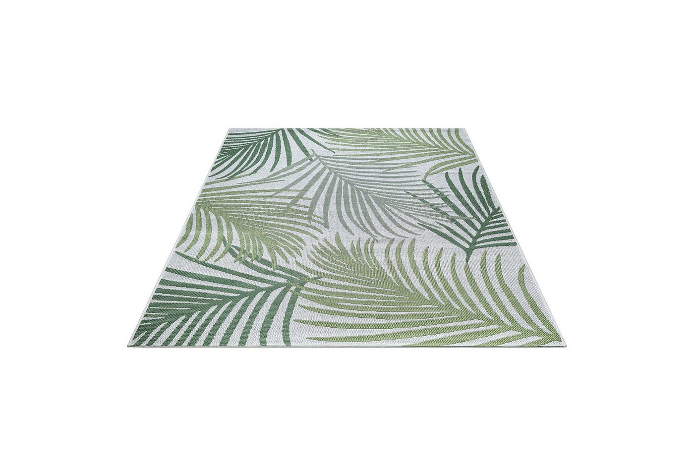 TaraCarpet Teppich TaraCarpet Regina Palme Wohnzimmer,Schlafzimmer,Esszimmer grün, rechteckig, Höhe: 7 mm, Küche Flur Terrasse Garten Balkon 120x160 – Bild 4 von 5