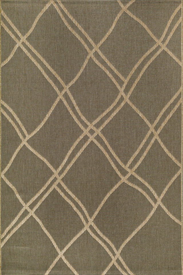 TaraCarpet Teppich TaraCarpet Regina Raute Wohnzimmer,Schlafzimmer,Esszimmer natur, rechteckig, Höhe: 7 mm, Küche Flur Terrasse Garten Balkon 80x150 – Bild 2 von 5