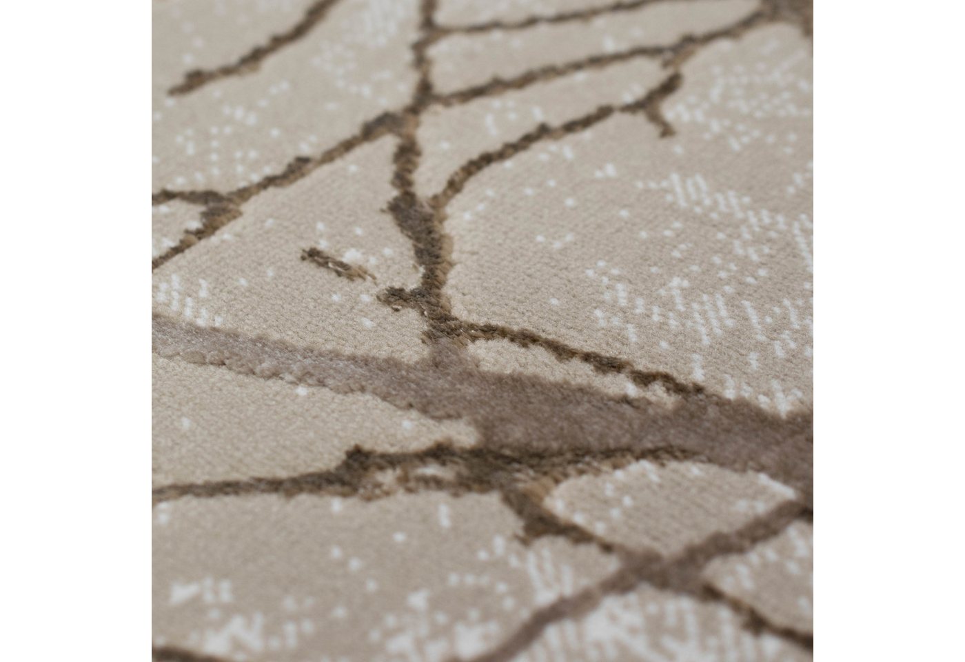 TeppichHome24 Designteppich Dekorative Motivstruktur, rechteckig, Höhe: 8 mm, pflegeleicht, strapazierfähig, für Fußbodenheizung geeignet – Bild 3 von 5