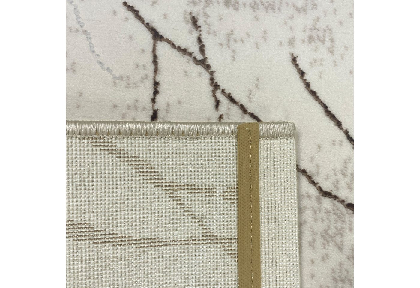 TeppichHome24 Designteppich Dekorative Motivstruktur, rechteckig, Höhe: 8 mm, pflegeleicht, strapazierfähig, für Fußbodenheizung geeignet – Bild 5 von 5