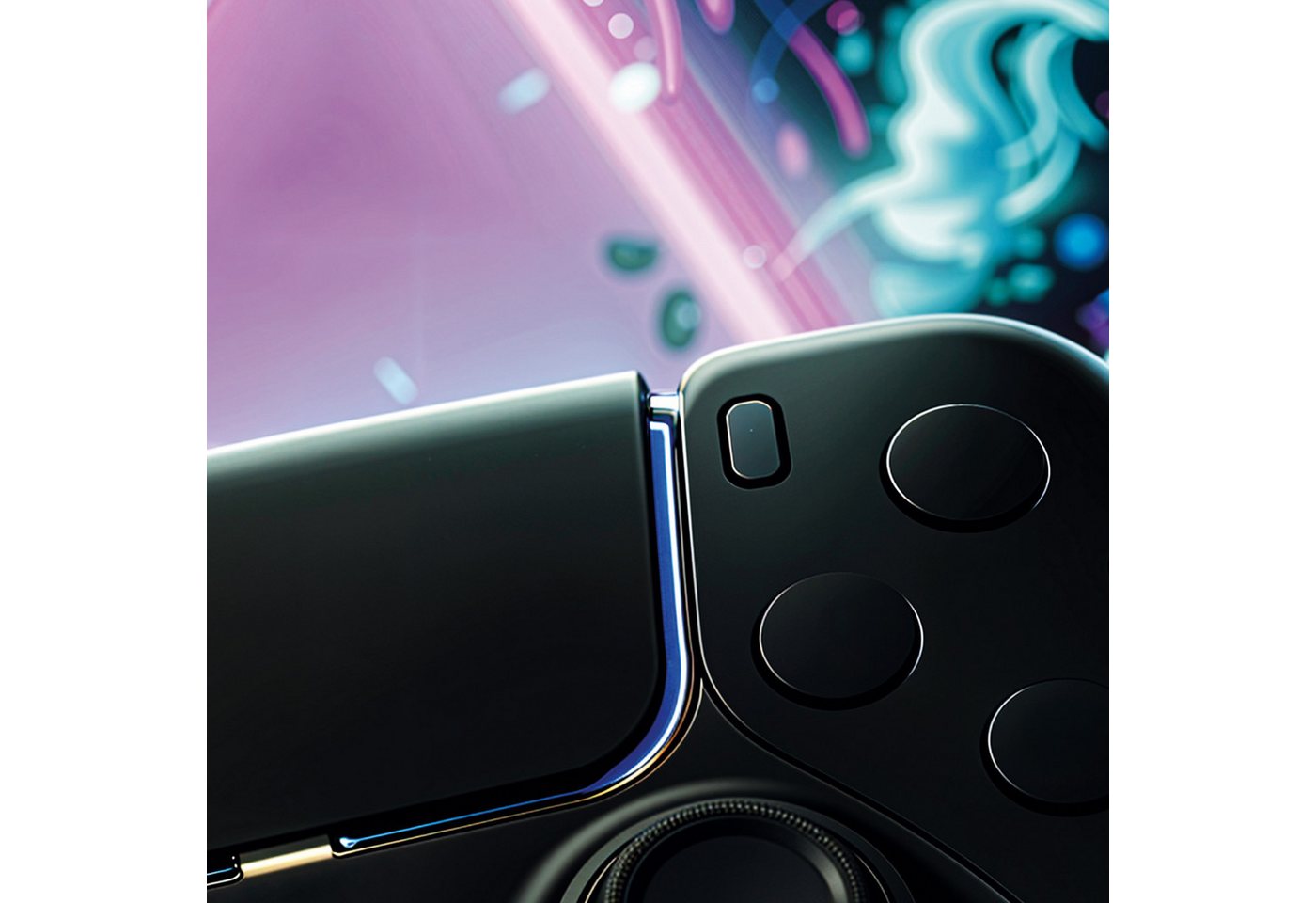 TeppichHome24 Teppich Gaming Teppich mit neonfarbigen Symbolen, rechteckig, pflegeleicht, gleichmäßige Oberfläche, für Fußbodenheizung geeignet – Bild 3 von 5