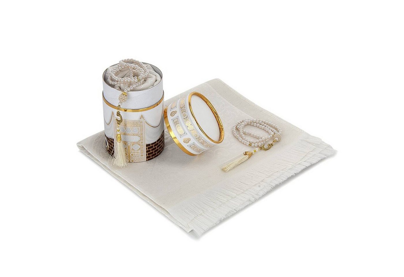 TeppichHome24 Teppich Gebetsteppiche mit Geschenkbox und 99er Gebetskette, rechteckig, robust, pfegeleicht, für Fussbodenheizung geeignet – Bild 2 von 5