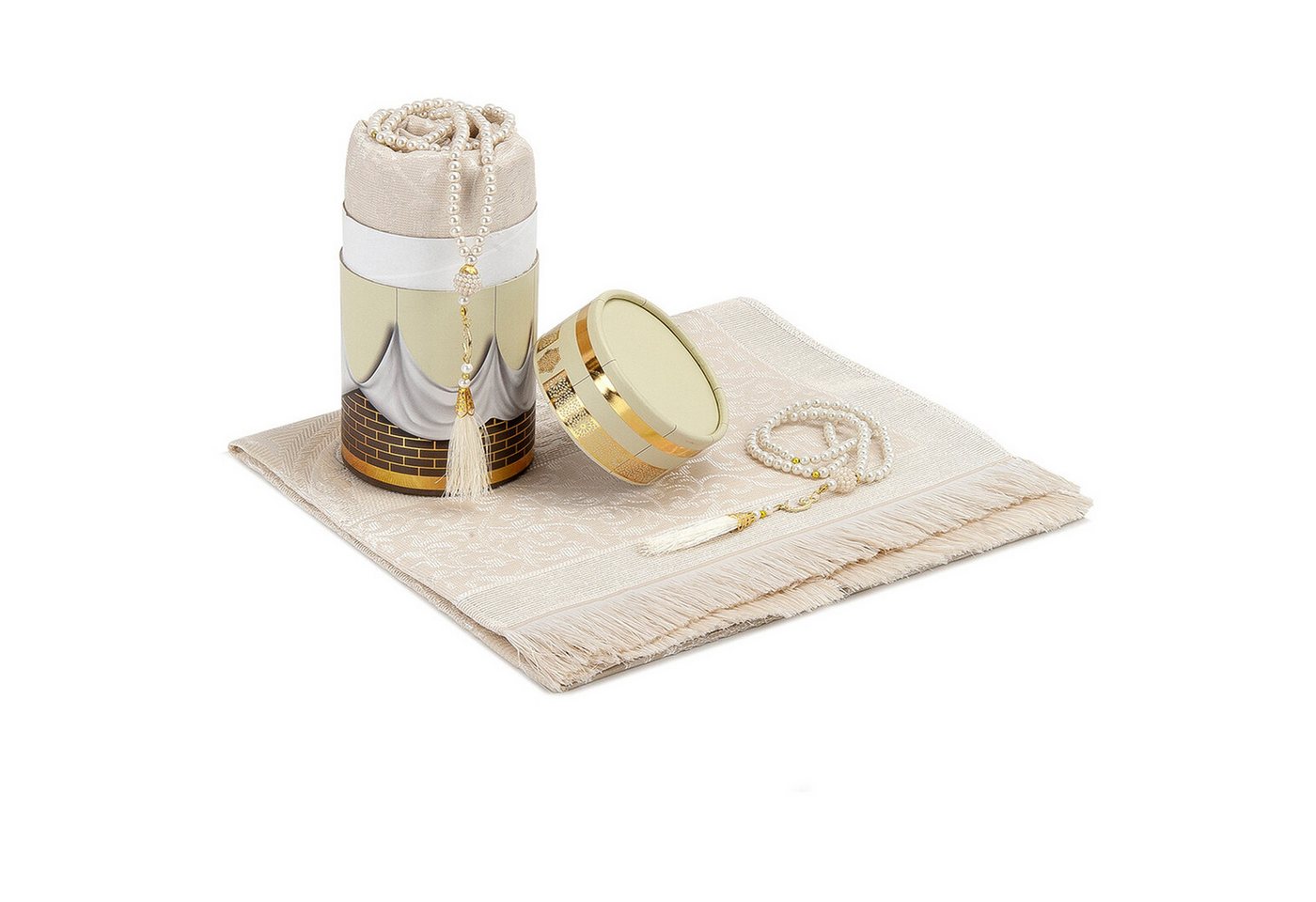 TeppichHome24 Teppich Gebetsteppiche mit Geschenkbox und 99er Gebetskette, rechteckig, robust, pfegeleicht, für Fussbodenheizung geeignet – Bild 2 von 5