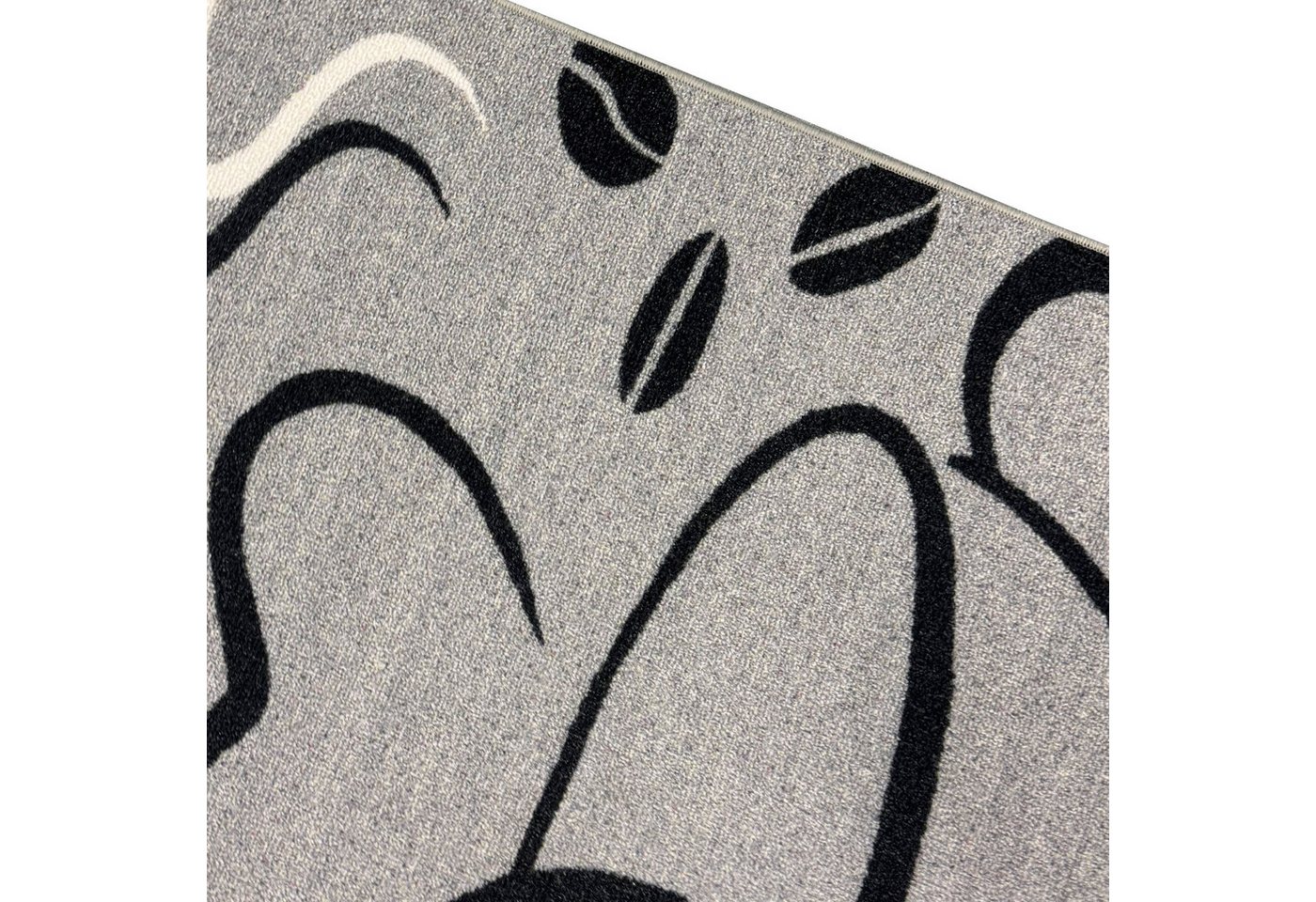 TeppichHome24 Teppich Robsuter Küchenläufer, rechteckig, Höhe: 4 mm, grafisches Küchenmotiv, gummierte rutschfeste Rückseite – Bild 4 von 5