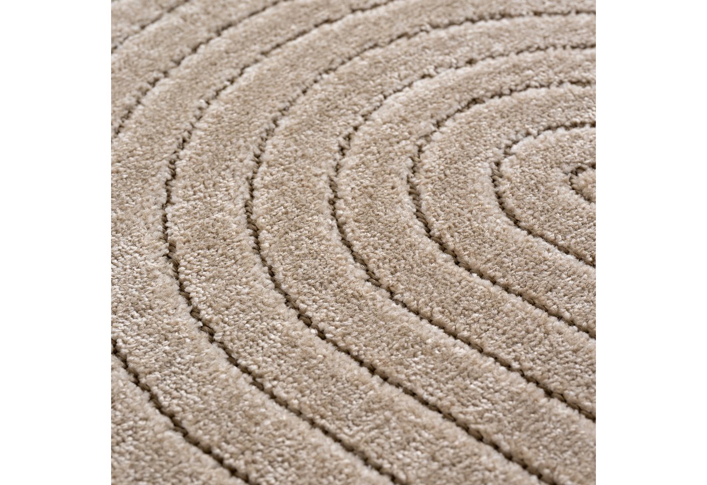 Teppium Teppich Skandinavischer 3D-Teppich, Rechteckig, Höhe: 5 mm, Indoor Outdoor Teppich Wetterfest 3D Optik Wohnzimmer Küchen Terrasse – Bild 5 von 5