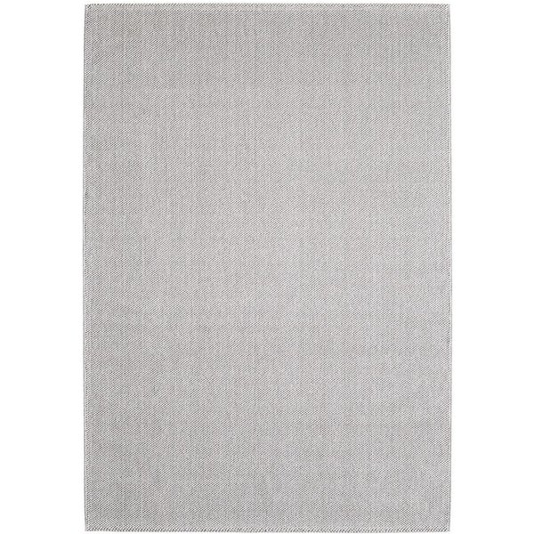 Teppium Teppich Unicolor - Einfarbig, Rechteckig, Höhe: 7 mm, Kurzflor Schlingen Teppich Silber Cut-Loop Wohnzimmer Teppich