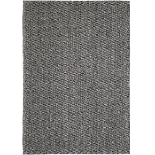 Teppium Teppich Unicolor - Einfarbig, Rechteckig, Höhe: 7 mm, Kurzflor Schlingen Teppich Grau Cut-Loop Wohnzimmer Teppich