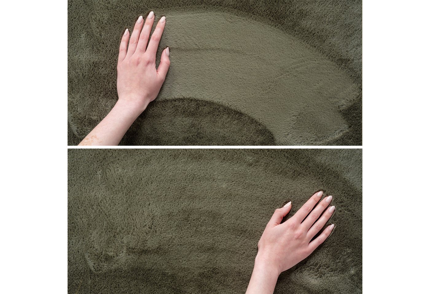 Teppium Teppich Unicolor - Einfarbig, Läufer, Höhe: 11 mm, Kurzflor Teppich Anti-Rutsch Rückseite Waschbar Flauschiger – Bild 3 von 5