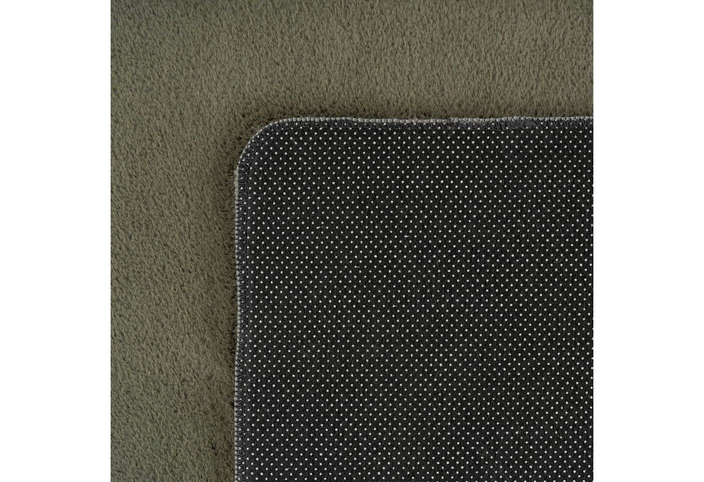 Teppium Teppich Unicolor - Einfarbig, Läufer, Höhe: 11 mm, Kurzflor Teppich Anti-Rutsch Rückseite Waschbar Flauschiger – Bild 5 von 5