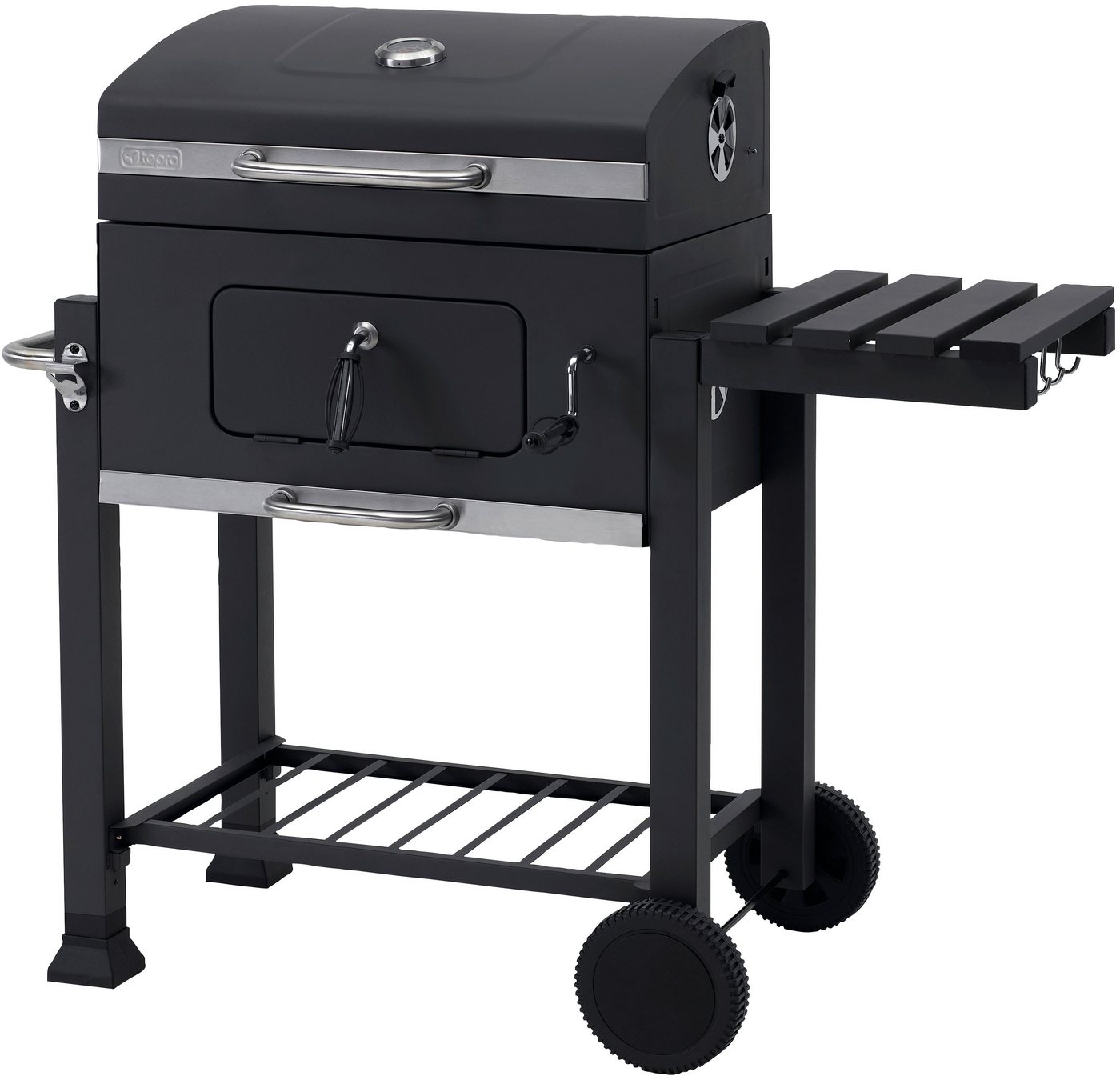 Tepro Holzkohlegrill Grillwagen Toronto Click, BxTxH: 115x67x107 cm – Bild 2 von 5