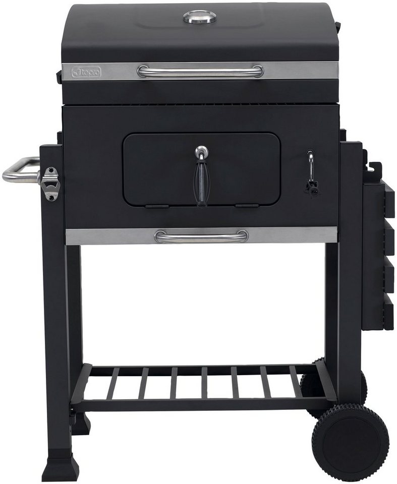 Tepro Holzkohlegrill Grillwagen Toronto Click, BxTxH: 115x67x107 cm – Bild 3 von 5
