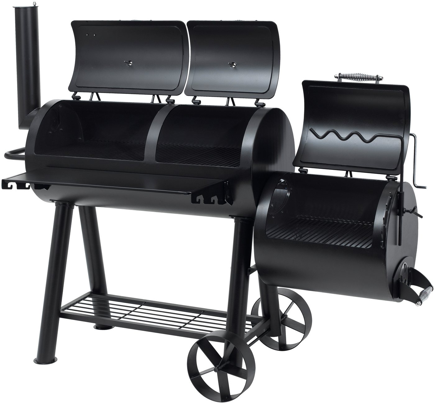 Tepro Smoker Indianapolis, BxTxH: 184x88x153 cm, 155 kg – Bild 3 von 5