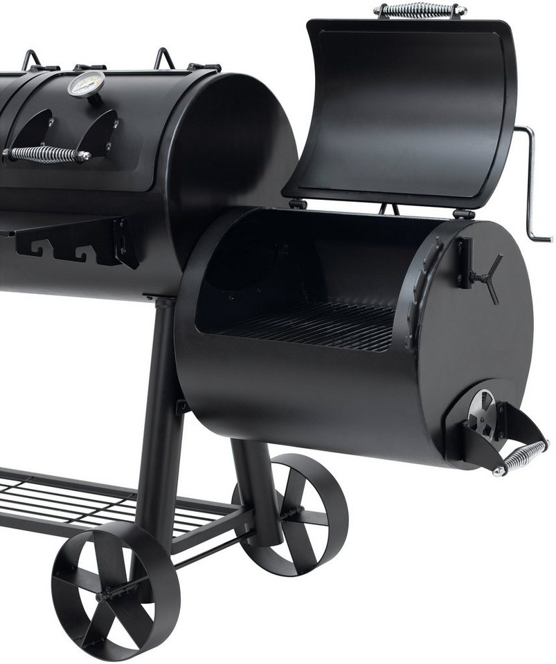 Tepro Smoker Indianapolis, BxTxH: 184x88x153 cm, 155 kg – Bild 4 von 5