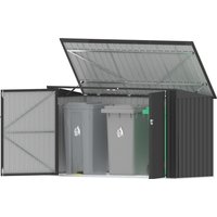 TEPRO Universalbox »Store Max«, mit aufklappbarem Dach, aus Stahlblech