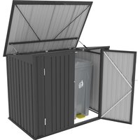 TEPRO Universalbox »Store Midi«, mit aufklappbarem Dach, aus Stahlblech