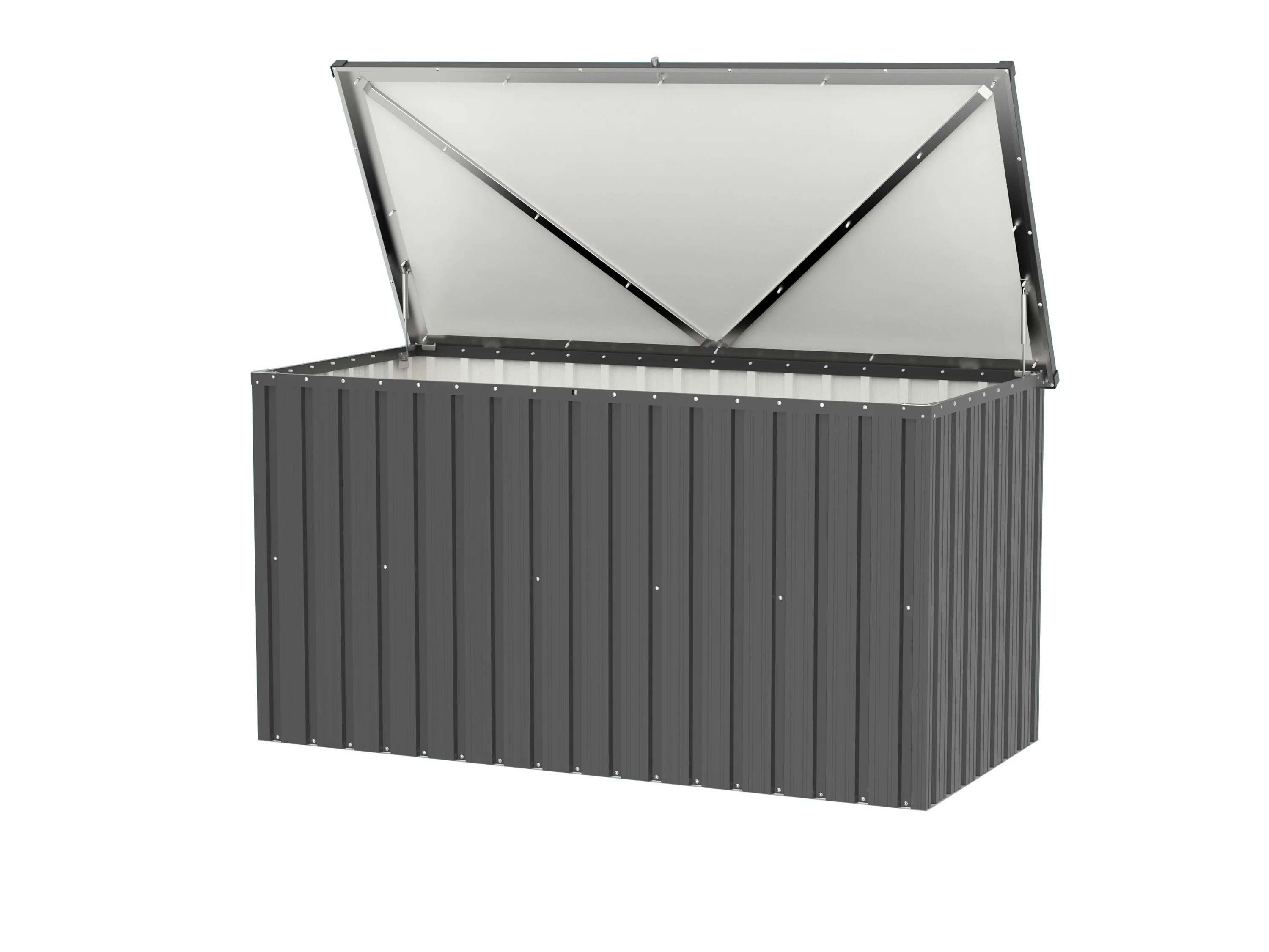 TEPRO Universalbox »Store X-Large«, wetterfest, aus Stahlblech – Bild 4 von 4