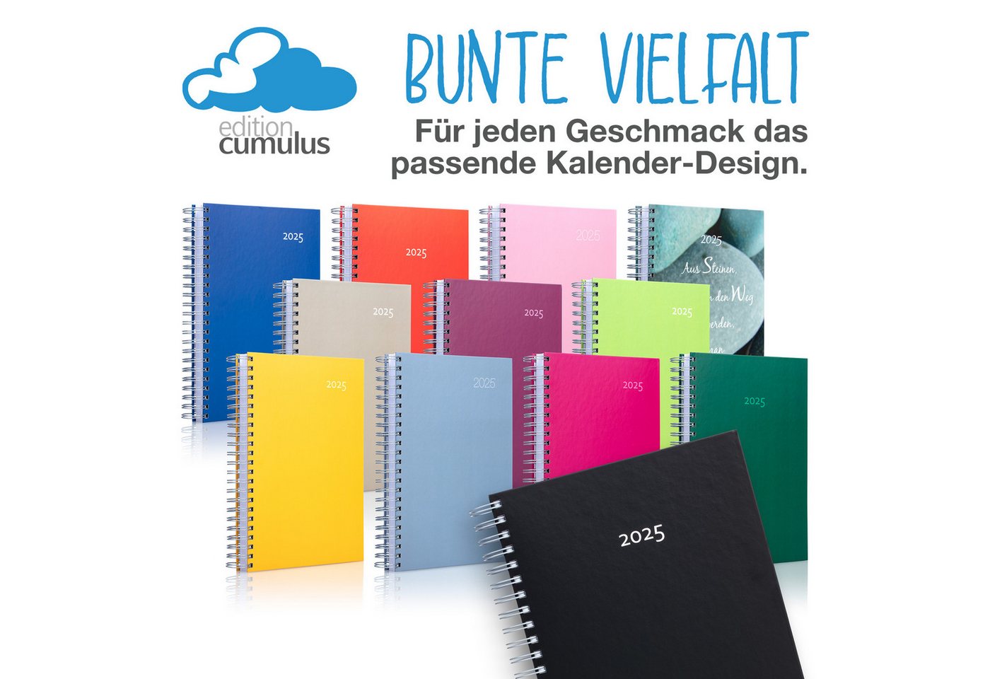 edition cumulus Terminkalender edition cumulus Der GROSSE DICKE Tageskalender 2027 DIN A4 1Tag=1Seite, 1 Tag pro Seite, DIN A4, FSC-Papier, Notizbereich, Made i – Bild 5 von 5