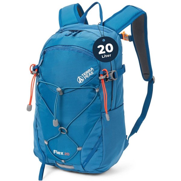 Terra Peak Wanderrucksack Flex 20, 20L klein mit YKK Reißverschluss Trekkingrucksack mit Hüftgurt