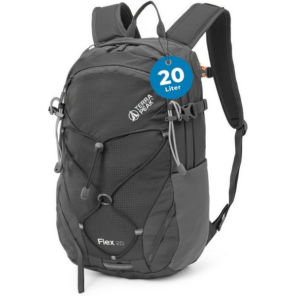 Terra Peak Wanderrucksack Flex 20, 20L klein mit YKK Reißverschluss Trekkingrucksack mit Hüftgurt
