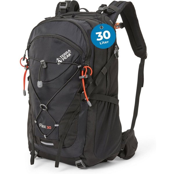 Terra Peak Wanderrucksack Flex 30, 30L mit YKK Reißverschluss Trekkingrucksack mit Hüftgurt