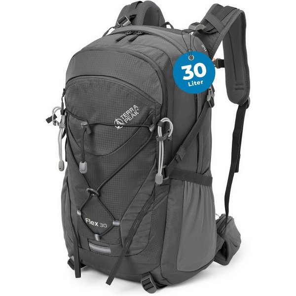 Terra Peak Wanderrucksack Flex 30, 30L mit YKK Reißverschluss Trekkingrucksack mit Hüftgurt