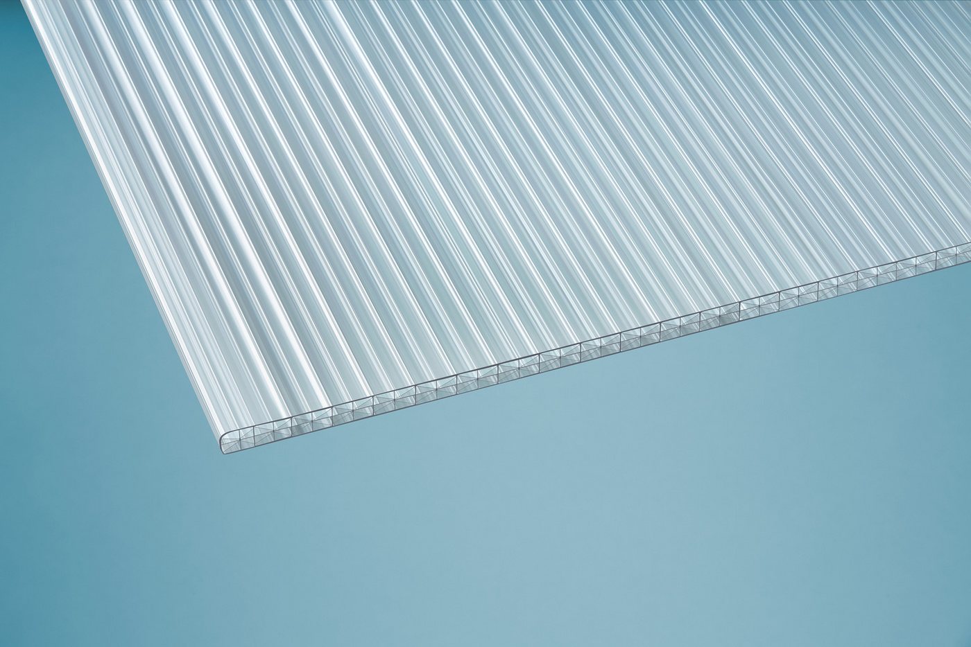terrassana Doppelstegplatte X-Struktur 16 mm in KLAR oder OPAL – Bild 3 von 5