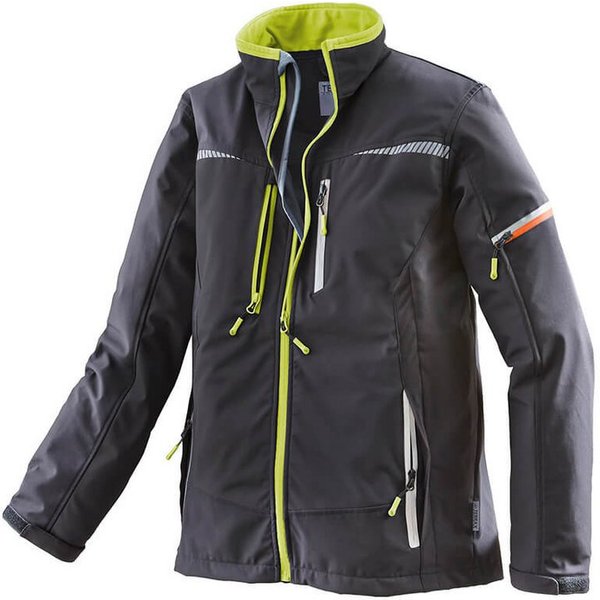 Terrax Workwear Arbeitsjacke 61393 Herren Berufsjacke Softshelljacke zweifarbig mit vielen Taschen