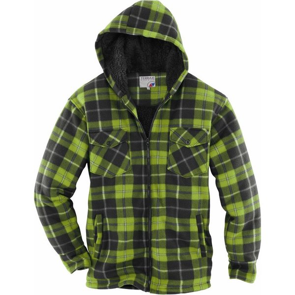 Terrax Workwear Langarmhemd Thermohemd mit Teddyfutter