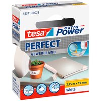 Tesa Gewebeband 2,75m x 19mm weiß
