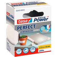 Tesa Gewebeband 2,75m x 38mm weiß