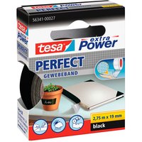 Tesa Gewebeband 2,75m x 19mm schwarz