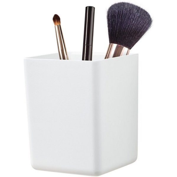 tesa Make-Up Organizer BABOO offene Bad-Aufbewahrungsbox, Set, 1-tlg., Badezimmer Aufbewahrungslösung, Badregal zur Wandmontage ohne Bohren