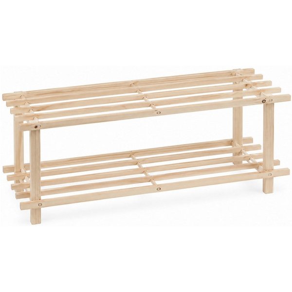 Testrut Schuhregal Schuhregal, Holz, 2 Ebenen, 1-tlg.