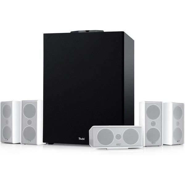 Teufel CONSONO 35 CONCEPT Surround Power Edition "5.1-Set" Wireless Lautsprecher (Bluetooth, HDMI, AUX, 150 W, Integrierter AV-Receiver mit Bluetooth 5.0 Qualco