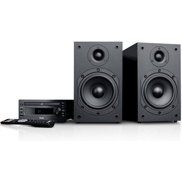 Teufel KOMBO 11 Lautsprechersystem (Bluetooth, High Level Lautsprecher-Ausgänge, 50 W, Fernbedienung, Radio, DAB+, Alarmfunktion)