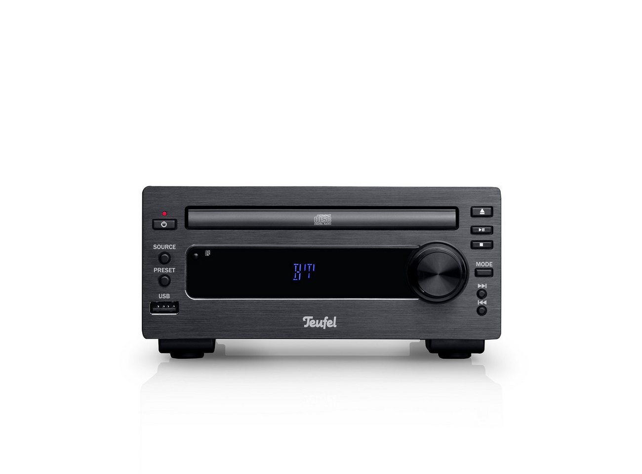 Teufel KOMBO 11 Lautsprechersystem (Bluetooth, High Level Lautsprecher-Ausgänge, 50 W, Fernbedienung, Radio, DAB+, Alarmfunktion) – Bild 3 von 5