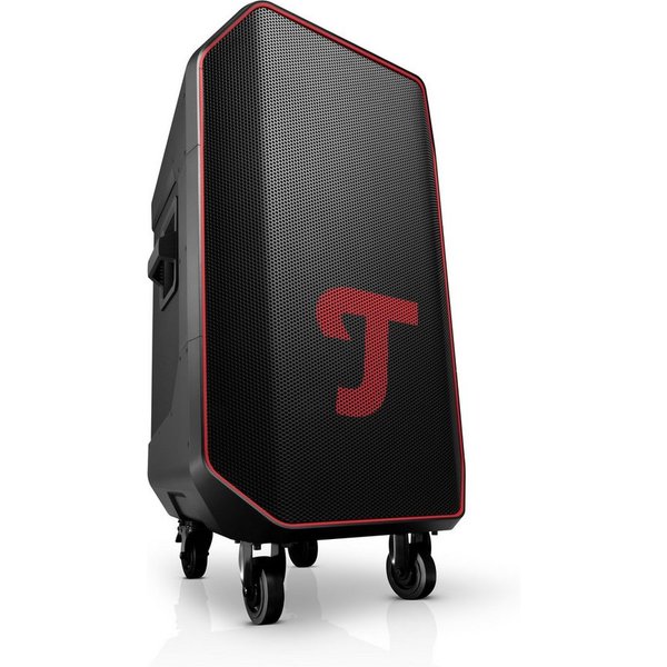 Teufel ROCKSTER 2 Wireless Lautsprecher (Bluetooth, 440 W, IPX2 - Spritzwasser geschützt, beleuchtete Bedienpanel, DMX)