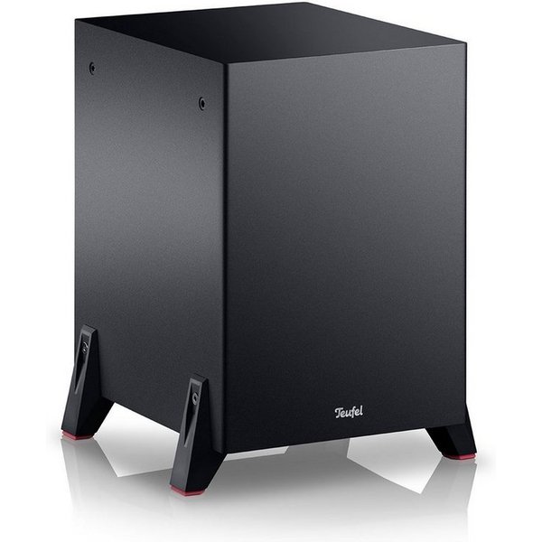 Teufel T 8 Subwoofer Subwoofer (Cinch-Eingang, 100 W, Als Frontfire- oder Downfire-Subwoofer einsetzbar)