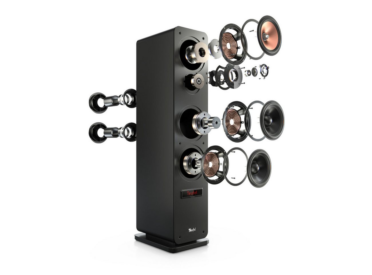 Teufel ULTIMA 40 AKTIV 3 Lautsprechersystem (Bluetooth, 260 W, Dolby Digital, Dolby Pro Logic, HDMI ARC / CEC, Bluetooth aptX) – Bild 4 von 5