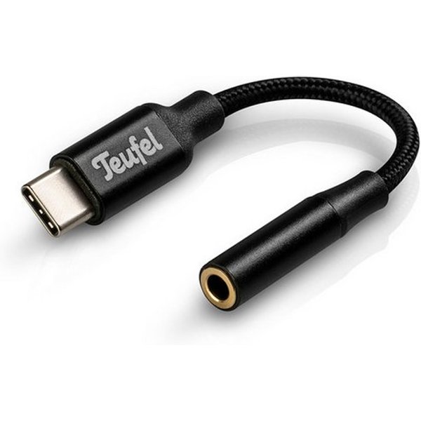 Teufel USB-C auf Kopfhöreranschluss Adapter Audio-Kabel, (11 cm)
