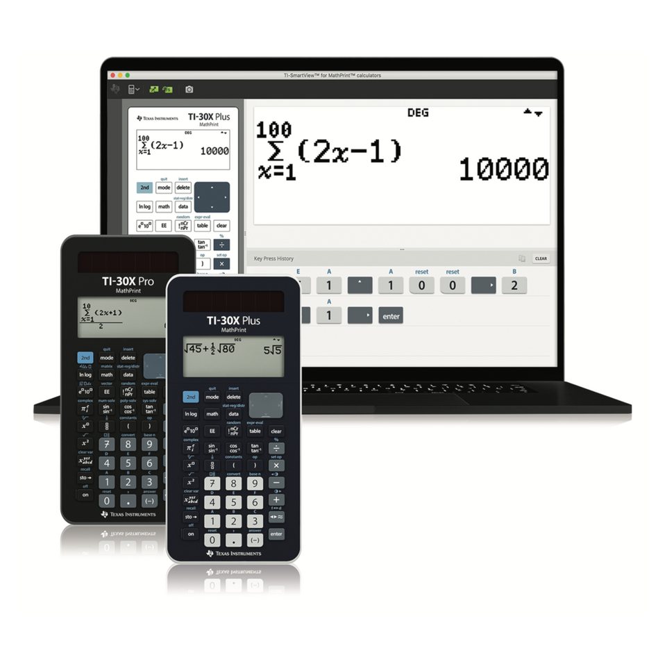 Texas Instruments Taschenrechner Wissenschaftlicher Schulrechner TI-30X Pro MathPrint™, (30XPROM/FC/6E6/A), Sekundarstufe I/II und Hochschule – Bild 4 von 4