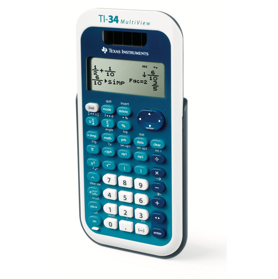 Texas Instruments Taschenrechner Wissenschaftlicher Rechner TI-34 MultiView™, Vierzeiliger, MathPrint™-Funktion – Bild 3 von 4